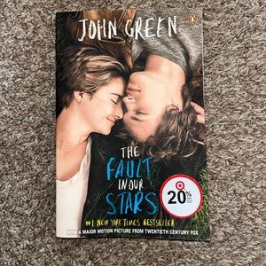 The fault in our stars paperback book